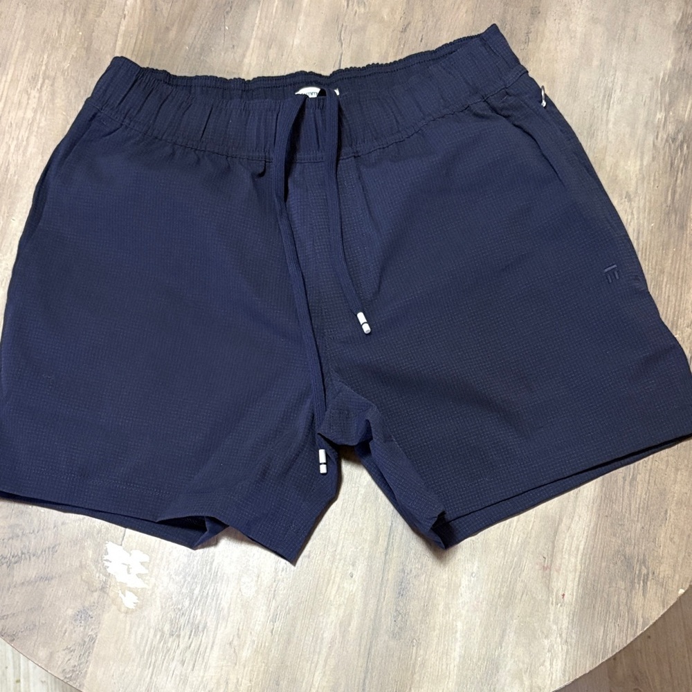 Tommy John Navy Blue Drawstring Shorts